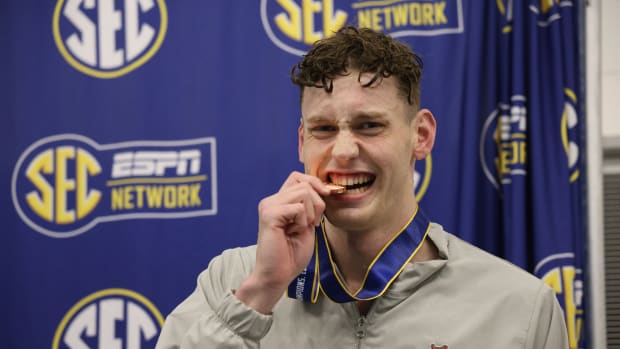 Charlie Hawke at SEC Championships